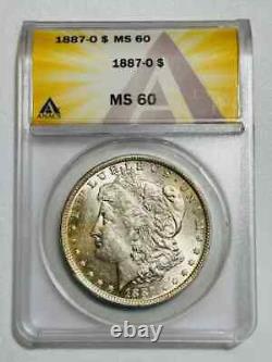 1887 O Morgan Silver Dollar ANACS MS-60