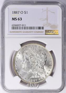 1887-O Morgan Silver Dollar NGC MS-63 Mint State 63