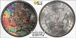1887-P Morgan Dollar PCGS MS63 Vibrant Rainbow Toned Obverse Now With Video