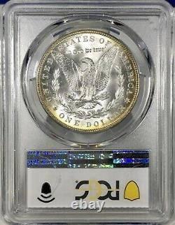 1887-P Morgan Dollar PCGS MS65 CAC Gorgeous Colorful Rainbow Toned