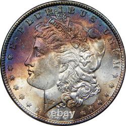 1887-P Morgan Silver Dollar, Choice Uncirculated! Monster Toning