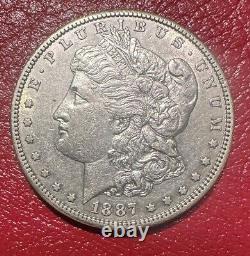 1887 S Morgan Silver Dollar Rare Date Au/Uncirculated