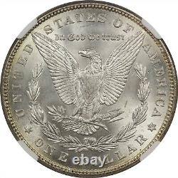 1887 Top-100 $1 NGC MS 64 (Vam-12A DDO Gator & Clash) Morgan Silver Dollar