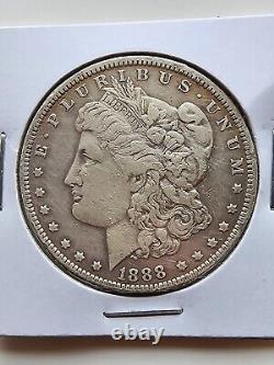 1888-O $1 Hot Lips Morgan Silver Dollar XF