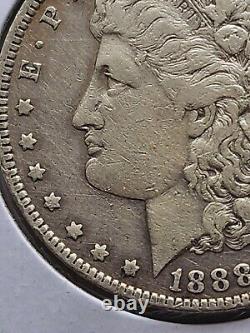 1888-O $1 Hot Lips Morgan Silver Dollar XF