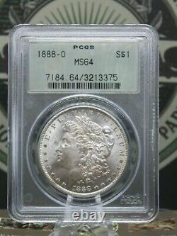 1888 O Morgan Silver Dollar $1 PCGS MS64 #375 OGH Old Green Holder ECC&C, Inc
