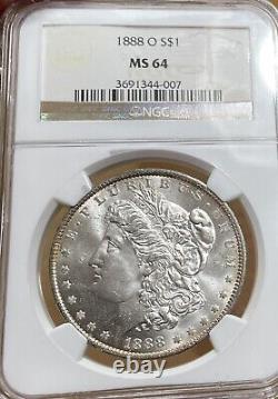 1888-O Morgan Silver Dollar NGC MS64