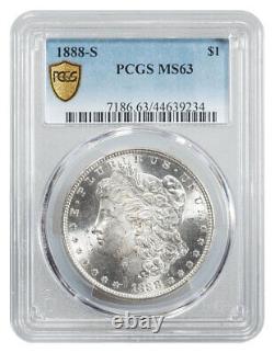 1888-S Morgan Silver Dollar PCGS MS63