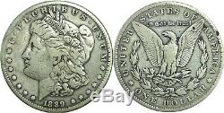 1889-CC $1 Morgan Silver Dollar Very Good Details