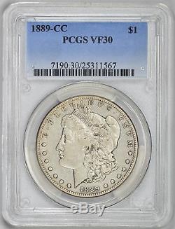 1889 CC Morgan Dollar Pcgs Vf 30! The Key