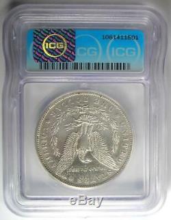 1889-CC Morgan Silver Dollar $1 Coin Certified ICG AU50 $6,250 Value