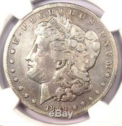 1889-CC Morgan Silver Dollar $1 NGC Fine Details Rare Certified Coin