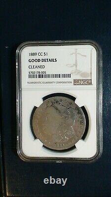 1889 CC Morgan Silver Dollar NGC GOOD KEY CARSON CITY $1 Coin PRICED TO SELL