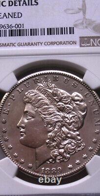 1889 CC Morgan Silver Dollar Ngc Unc/ms, Brilliant Uncirculated