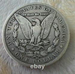 1889 CC Morgan Silver Dollar Rare Carson City Mint AU Old Coin