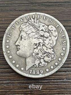 1889 CC Morgan Silver Dollar XF+++ Wow Amazing 1889 With Sharp Wings Pics