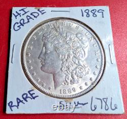 1889 Morgan Silver Dollar $1 64++++