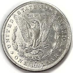 1889-S (BU) Morgan SILVER Dollar $1 FULL DENTICLES UNCIRCULATED