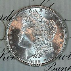 1889-p Choice Gem Bu Ms Morgan Silver Dollar Fresh From Original Roll