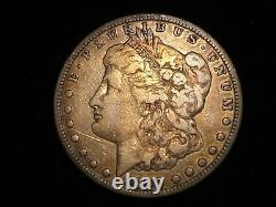 1890-CC Carson City Morgan Silver Dollar VF details old scratch on obverse