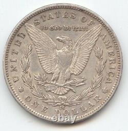 1890-CC Morgan Silver Dollar, Carson City, Lustrous and Original XF-AU