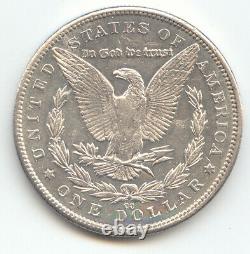 1890-CC Morgan Silver Dollar, Carson City, Recut 90 in Date, VAM-3, AU-Unc Details
