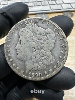1890-CC Morgan Silver Dollar Details, 10/23/23, Lot# 1, Free Shipping