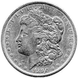 1890-CC Morgan Silver Dollar in Extra Fine to Brilliant Uncirculated Condition