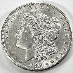 1890-S (MS+++) Morgan SILVER Dollar $1 UNCIRCULATED MINT STATE BEAUTY