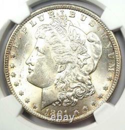 1891-CC Morgan Silver Dollar $1 Certified NGC Uncirculated Detail (UNC MS)