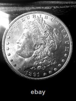 1891 Morgan Silver Dollar Choice Ms + Nice Coin