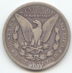 1893-CC Carson City Morgan Silver Dollar, VG