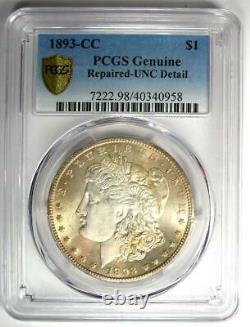 1893-CC Morgan Silver Dollar $1 Certified PCGS Uncirculated Detail (UNC MS)
