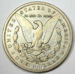 1893-CC Morgan Silver Dollar $1 Fine / VF Details Rare Carson City Coin