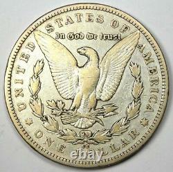 1893-CC Morgan Silver Dollar $1 Fine / VF Details Rare Carson City Coin