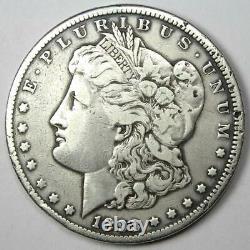 1893-CC Morgan Silver Dollar $1 VF Details Rare Carson City Coin