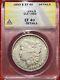 1893 Morgan Silver Dollar Anacs Ef40 Details Cleaned