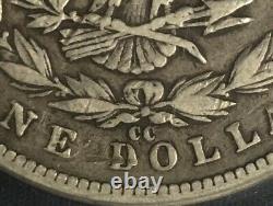 1893-cc Morgan Silver Dollar In Fine Condition Anacs Graded F12 Very Low Mintage