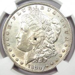 1894-P Morgan Silver Dollar $1 Coin (1894) NGC AU Detail (Holed) Rare Date