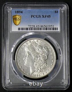 1894 Xf-45 Morgan Silver Dollar Pcgs Better Date