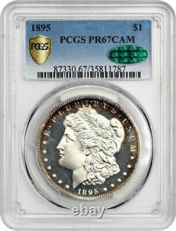 1895 $1 PCGS/CAC PR 67 CAM Key Date Proof-Only Rarity Morgan Silver Dollar