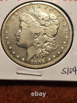 1895 O Morgan Silver Dollar, key date New Orleans INV09 s104