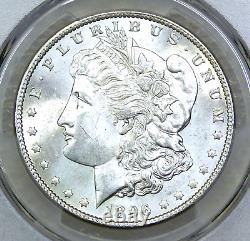 1896 Morgan Silver Dollar PCGS MS64 Blast White Frosty Luster Just Graded #A14A
