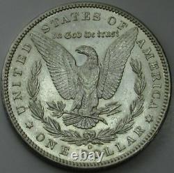 1896-O Morgan Silver Dollar in a SAFLIP BU- (AU+++)
