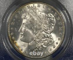 1896-P Morgan Dollar PCGS MS63 Ultra Colorful Rainbow Toned OGH Gorgeous Colors