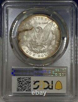 1896-P Morgan Dollar PCGS MS65 Absolute Stunner! Gorgeous Colorful Rainbow Toned