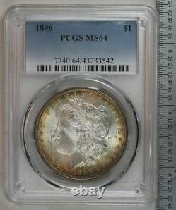 1896 P Morgan Silver Dollar PCGS MS 64