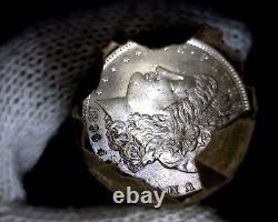 1896-p Blast White Unc Morgan Silver Dollar from a Original Roll Will Grade Out