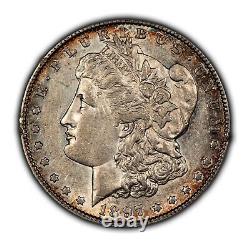 1897-S $1 Morgan Silver Dollar PL Fields Rainbow Toning SKU-B5519