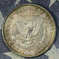 1898 Morgan Silver Dollar Nice Toned Collector Coin. Free Shipping